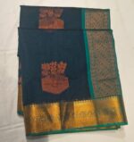 Kanjivaram Cotton Zari Work Saree