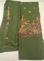 Phulkari Work Georgette Unstitched Suit