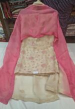 Organza Unstitched Suit Set for Women