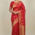 Kota Silk Saree with Zari Work