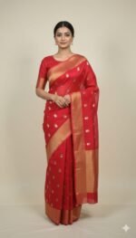 Kota Silk Saree with Zari Work