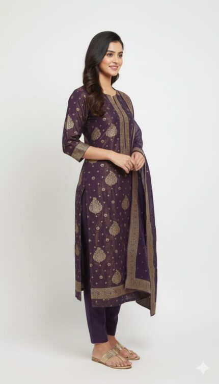 Dola Tissue Silk Unstitched Suit