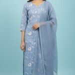 Chikankari Work Cotton Suit