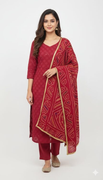 Cotton Kota Unstitched Suit