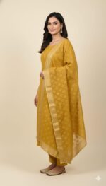 Malkha Silk Unstitched Suit
