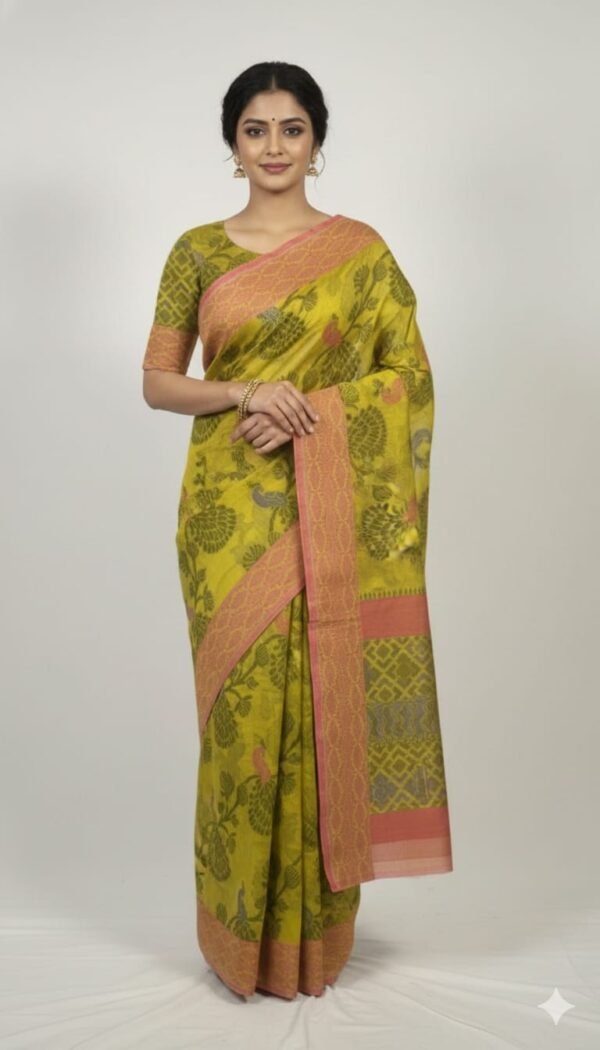 Baluchari Cotton Saree