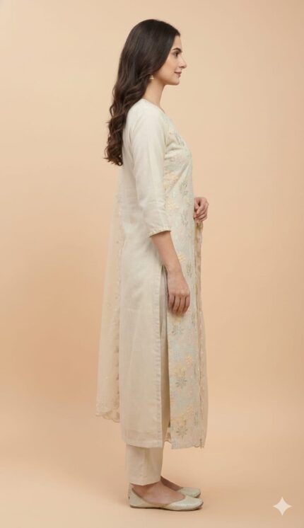 Malkha Silk Unstitched Suit