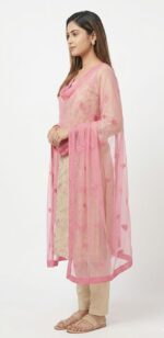 Organza Unstitched Suit Set for Women