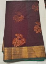 Kanjivaram Cotton Zari Work Saree