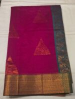 Kanjivaram Cotton Zari Work Saree