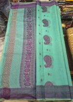 Kanjivaram Cotton Zari Work Saree