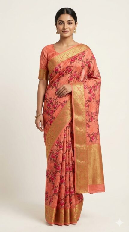 Maheshwari Silk Saree