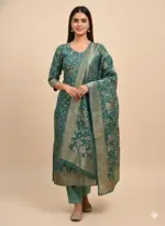 Bandhani Shaded Unstitched Suit