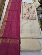 Tussar Silk Unstitched Suit