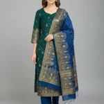Bandhani Dola Silk Unstitched Suit