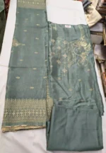 Dulha Silk Embroidered Suit Set for Women