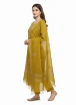 Tussar Silk Unstitched Suit Fabric for Women