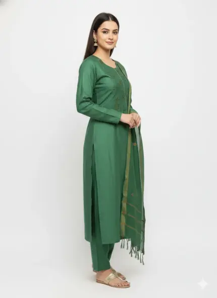 Tussar Silk Unstitched Suit Fabric for Women