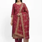 Tissue Silk Unstitched Suit Fabric for Women
