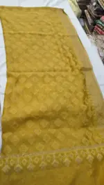 Maheshwari Silk Unstitched Suit Set for Women