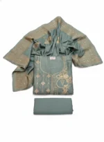 Dulha Silk Embroidered Suit Set for Women