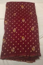 Premium Organza Fabric with Multicolor Zari Work | Rich Embellished Dress Material for Suit, Dupatta & Festive Wear