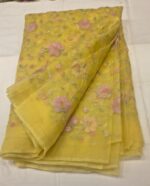 Premium Organza Silk Embroidery Fabric | Soft Sheer Dress Material for Suit, Kurti & Party Wear - Image 3