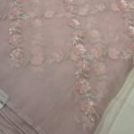 Premium Organza Silk Embroidery Fabric | Soft Sheer Dress Material for Suit, Kurti & Party Wear