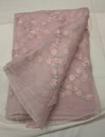 Premium Organza Silk Embroidery Fabric | Soft Sheer Dress Material for Suit, Kurti & Party Wear - Image 2