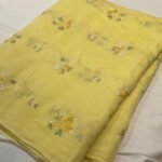 Premium Malk Cotton Embroidery Fabric | Soft & Lightweight Dress Material for Suit, Kurti & Ethnic Wear