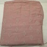 Premium Malk Cotton Embroidery Fabric | Soft & Lightweight Dress Material for Suit, Kurti & Ethnic Wear