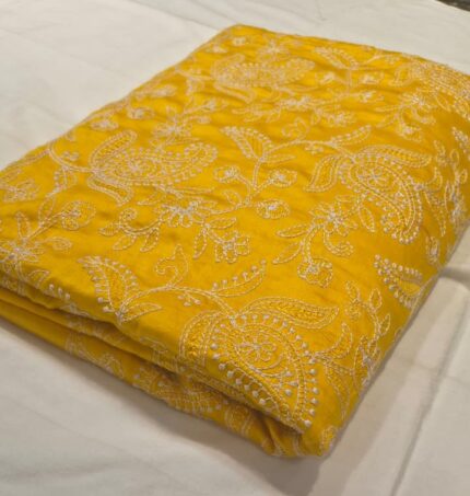Chikankari Cotton Fabric
