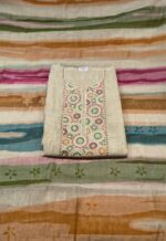 Premium Garhwal Cotton Unstitched Suit Set with Moti Work Top, Multicolor Zari Work Dupatta and Tapeta Bottom Elegant Ethnic Wear - Image 2