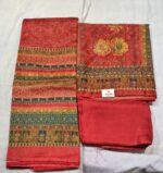 Premium Chanderi Work Unstitched Suit Set with Chanderi Dupatta & Tapeta Bottom | Elegant Ethnic Wear for Festive & Traditional Use - Image 4