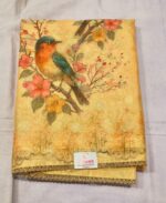 Tissue Cotton Unstitched Suit Set with Bird Print Dupatta and Tapeta Bottom Elegant Ethnic Wear for Festive and Casual Use - Image 4