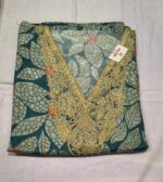 Maslin Silk Unstitched Suit Set with Embroidered Dupatta & Tapeta Bottom | Elegant Ethnic Wear for Festive & Party Use - Image 3