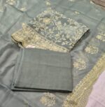 Elegant Organza Embroidered Suit Set with Chiffon Dupatta & Tapeta Bottom | Party Wear & Festive Ethnic Suit for Women - Image 2