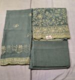 Elegant Organza Embroidered Suit Set with Chiffon Dupatta & Tapeta Bottom | Party Wear & Festive Ethnic Suit for Women - Image 4