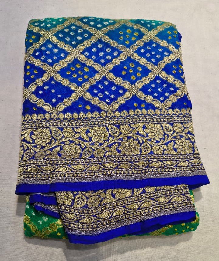 Khadi Georgette Bandhej Dupatta
