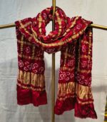 Premium Gaji Silk Gharchola Dupatta | Traditional Bandhej Printed Dupatta with Rich Golden Border for Festive & Wedding Wear - Image 3