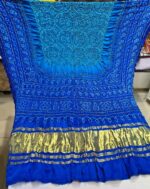 Premium Gaji Silk Gharchola Dupatta | Traditional Bandhej Printed Dupatta with Rich Golden Border for Festive & Wedding Wear - Image 2