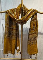 Premium Cotton Printed Mirror Work Dupatta | Ethnic Handcrafted Dupatta with Traditional Motifs for Daily & Festive Wear - Image 4
