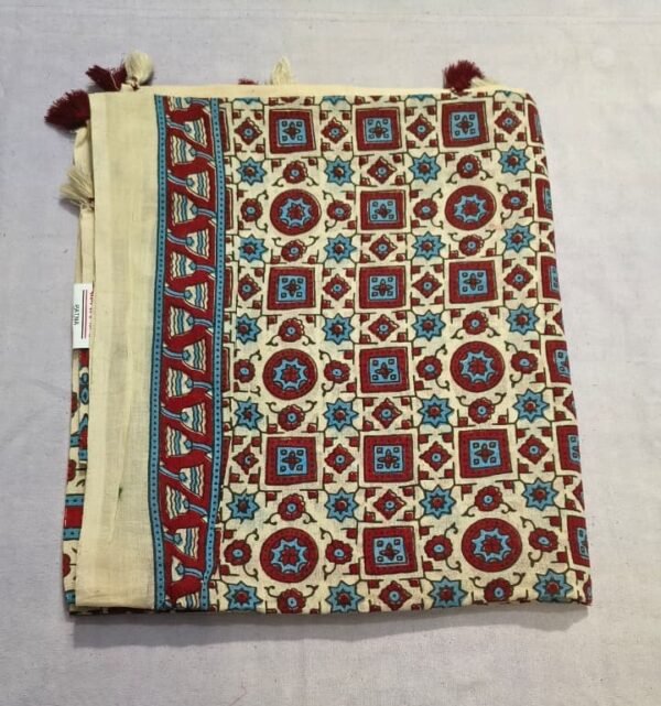 Cotton Printed Mirror Work Dupatta