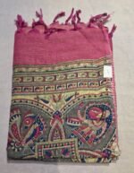 Handloom Cotton Madhubani Printed Dupatta