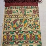 Handloom Cotton Madhubani Printed Dupatta