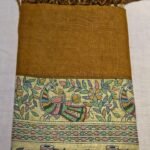 Handloom Cotton Madhubani Printed Dupatta