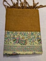 Handloom Cotton Madhubani Printed Dupatta