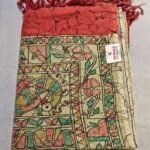 Handloom Cotton Madhubani Printed Dupatta