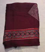 Modal Silk Zari Work Aanchal Dupatta