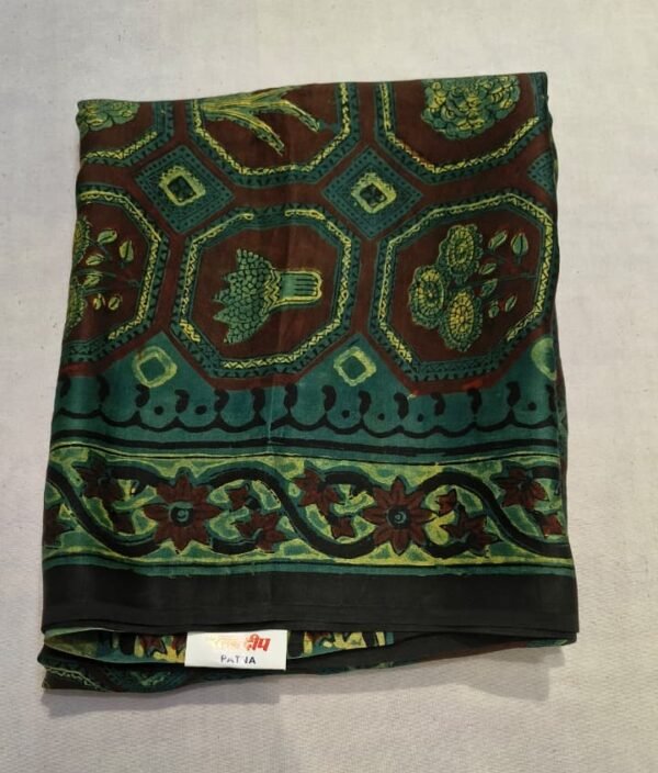 Modal Silk Hand Printed Dupatta